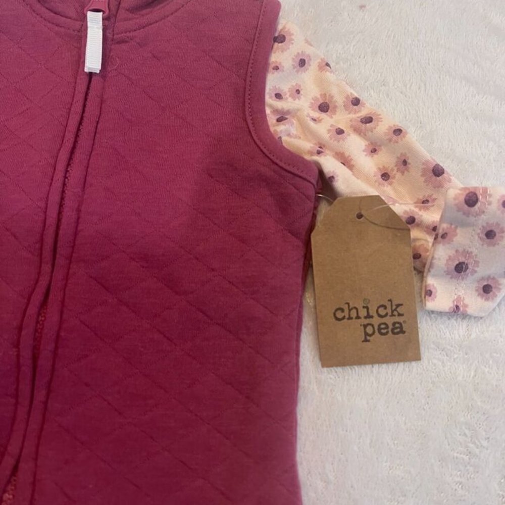 Chickpea 3 Piece baby Outfit 3-6 M NWT - Picture 5 of 6